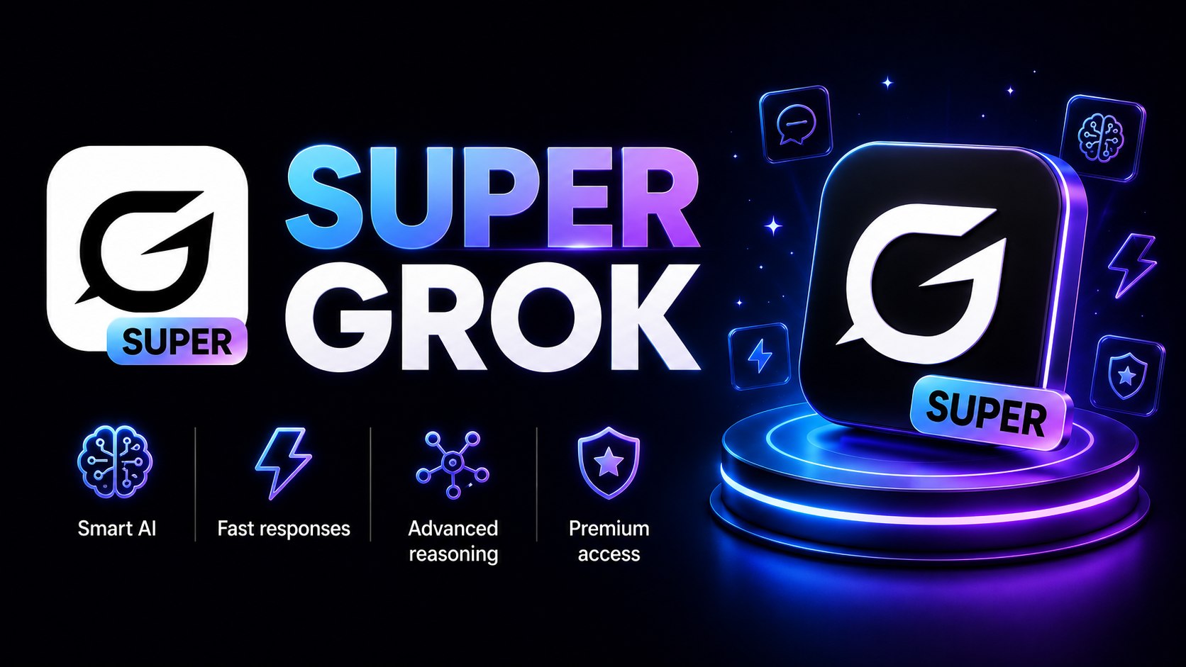 Super Grok 1 Tháng - (bao hanh 5D)