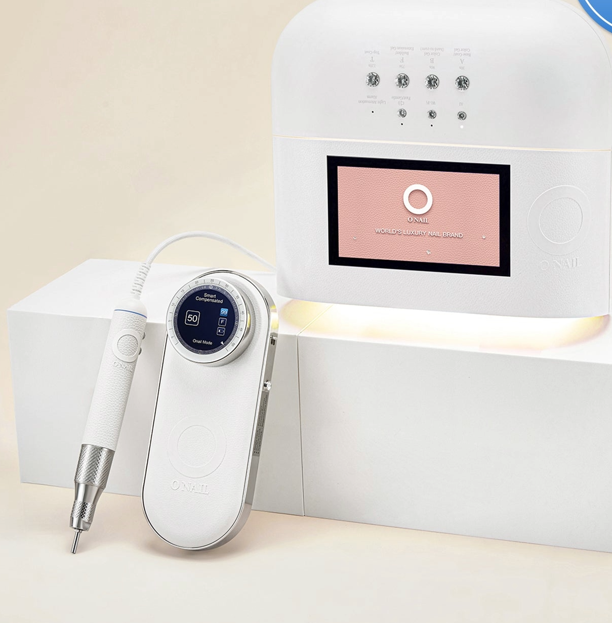 ONAIL Pro Nail System Set – AI Nail Lamp + Nail Drill