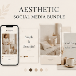 Aesthetic Social Media Bundle