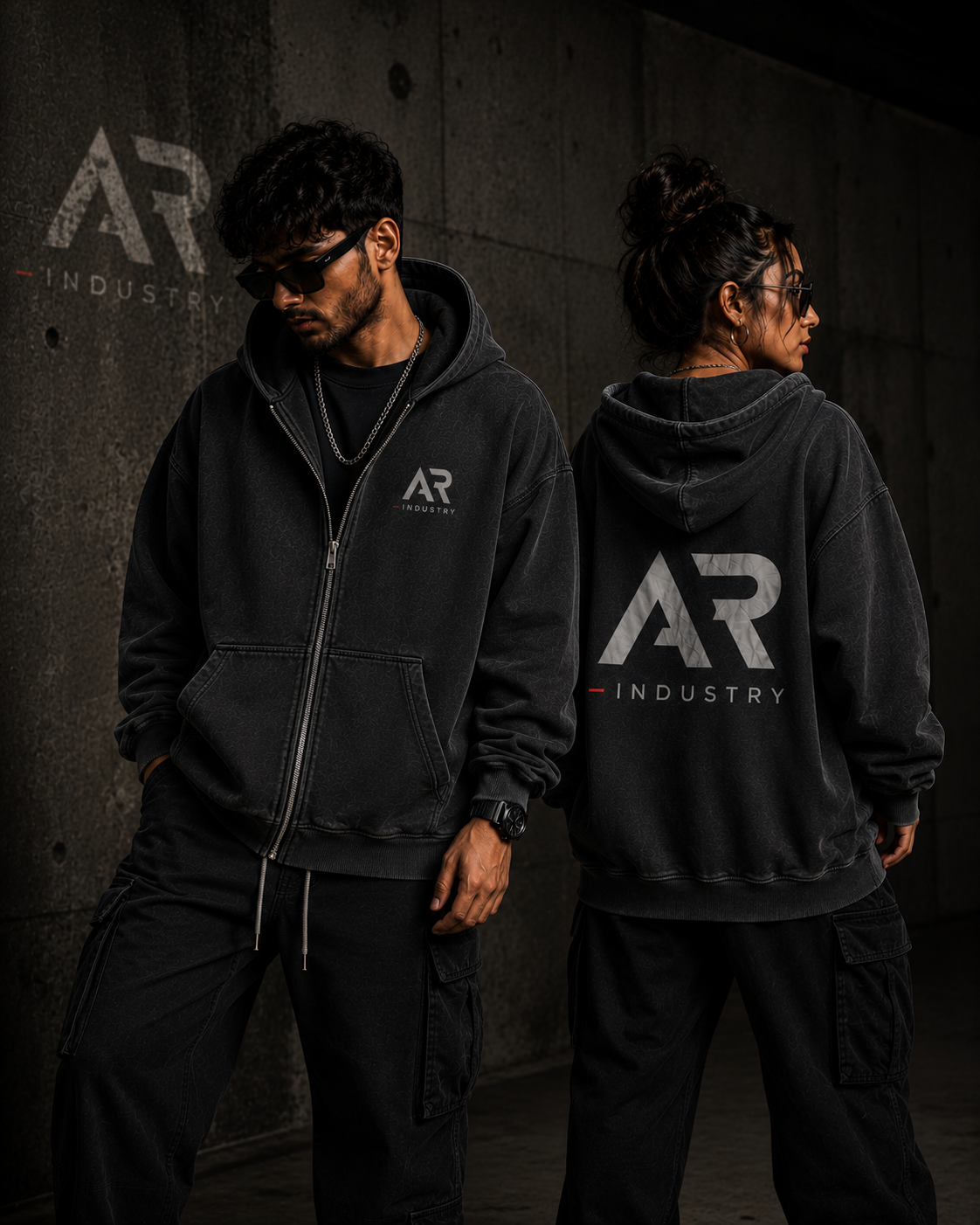 Private label zip-up hoodie manufacturer producing custom oversized full zip, heavyweight, fleece and French terry hoodies for clothing brands, fashion startups and retailers worldwide