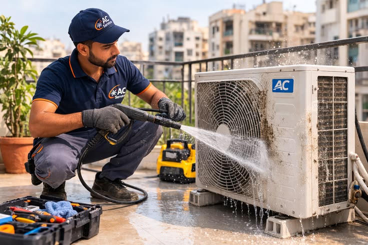 AC Water Wash Service Hyderabad