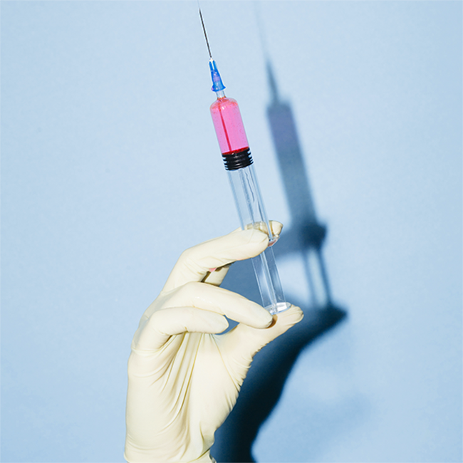 Vitamin B12 injection at Let's Face It Med Spa in Denver.