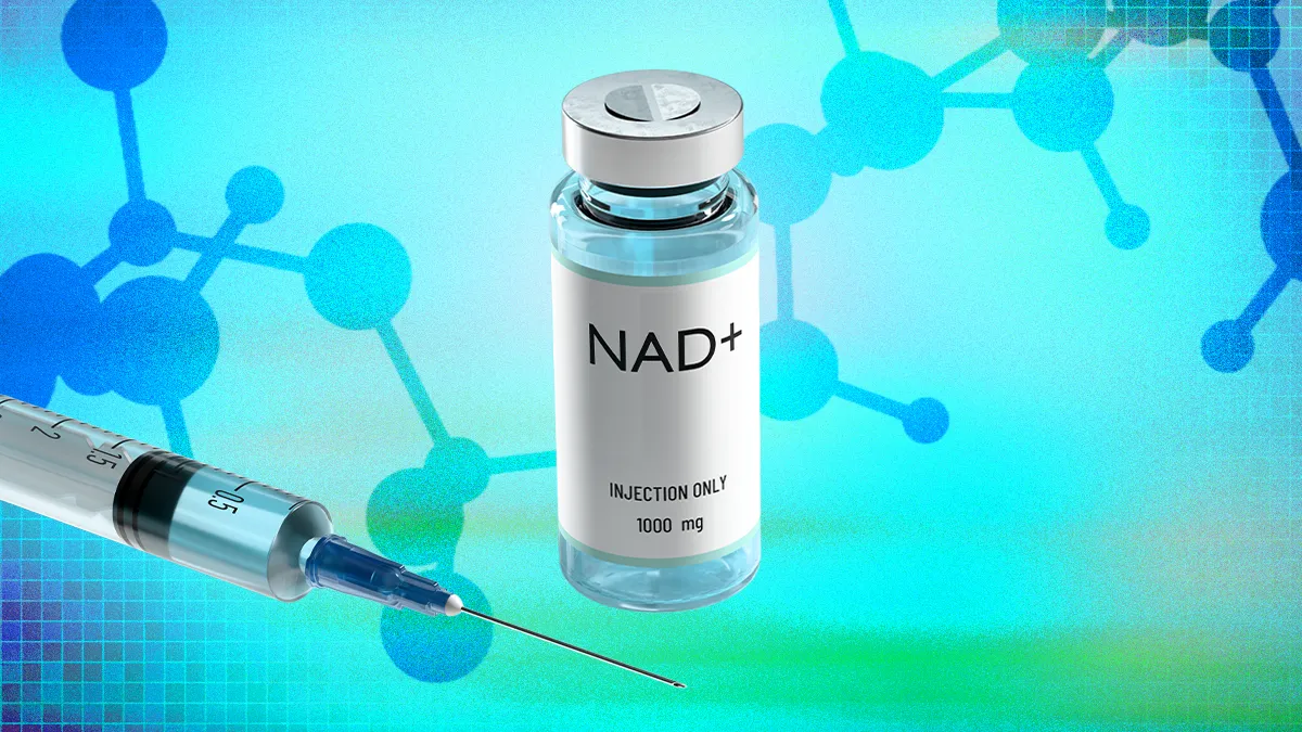 NAD+ injection therapy at Let's Face It Med Spa in Denver.