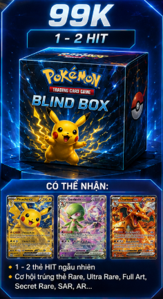 Pokémon TCG Blind Box - 99K (1–2 Hits)