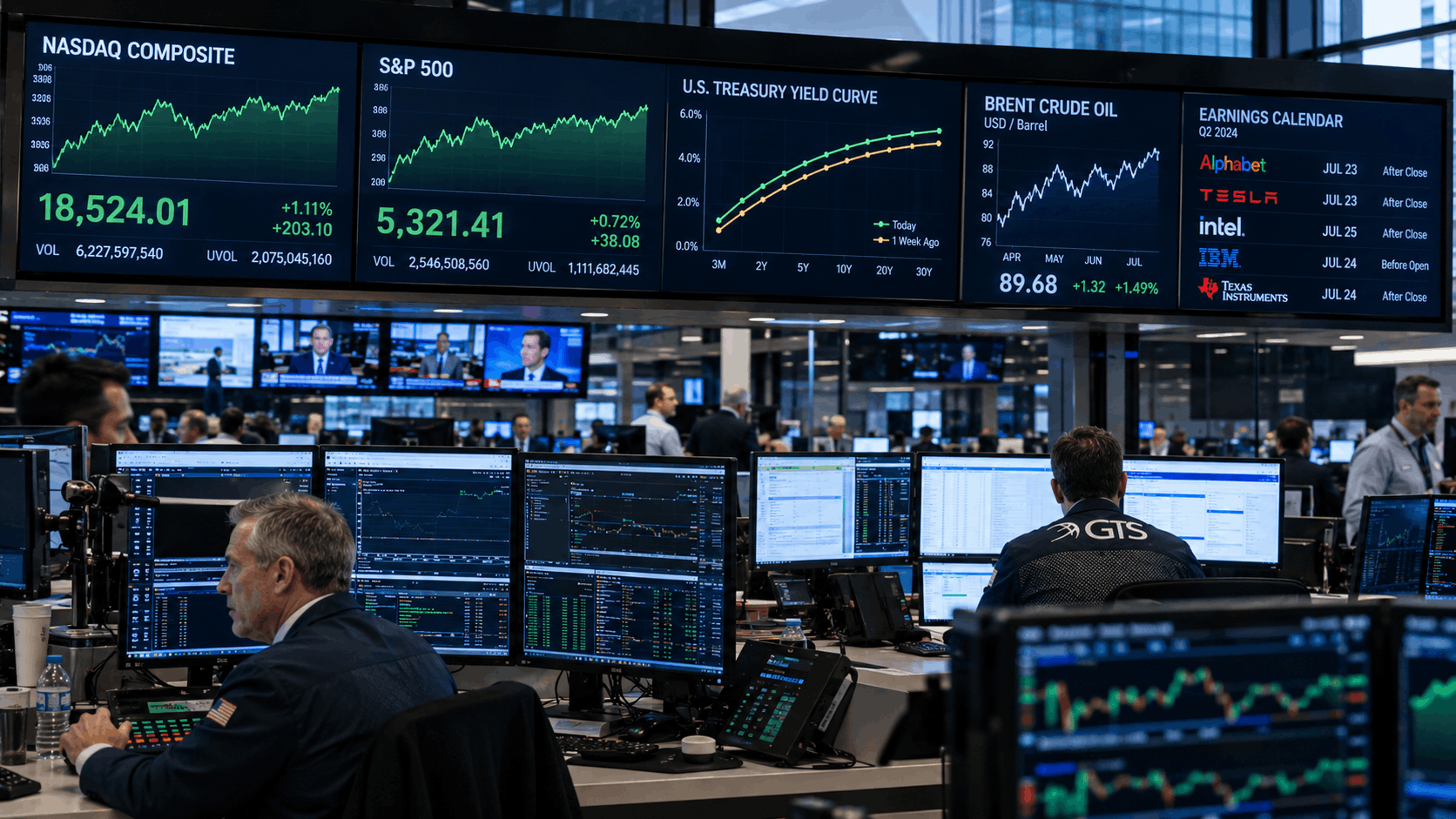 Wall Street Faces Pivotal Week as Earnings, Inflation and Fed Outlook Collide