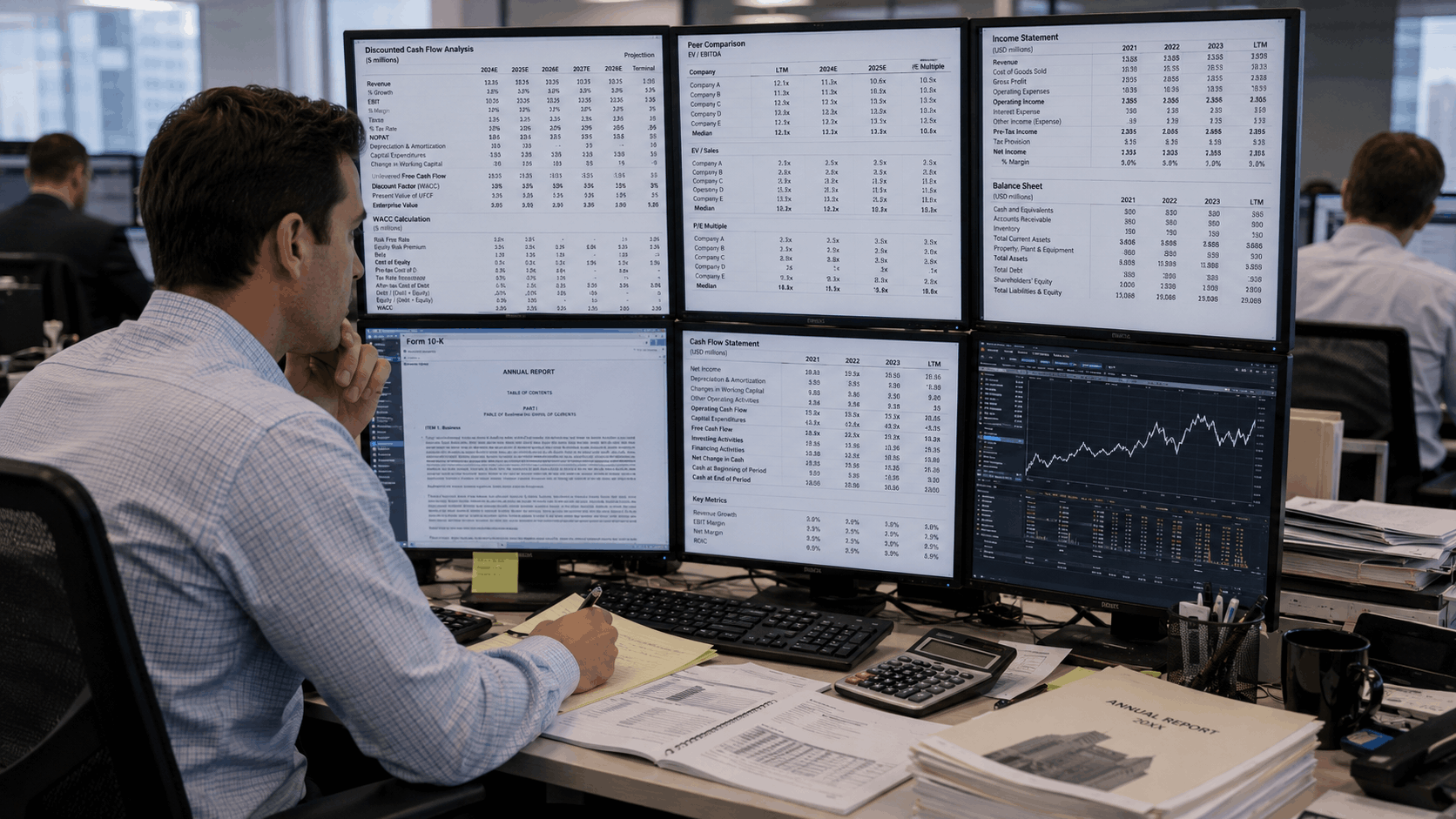 How Professional Investors Value Stocks: From DCF Models to P/E Ratios