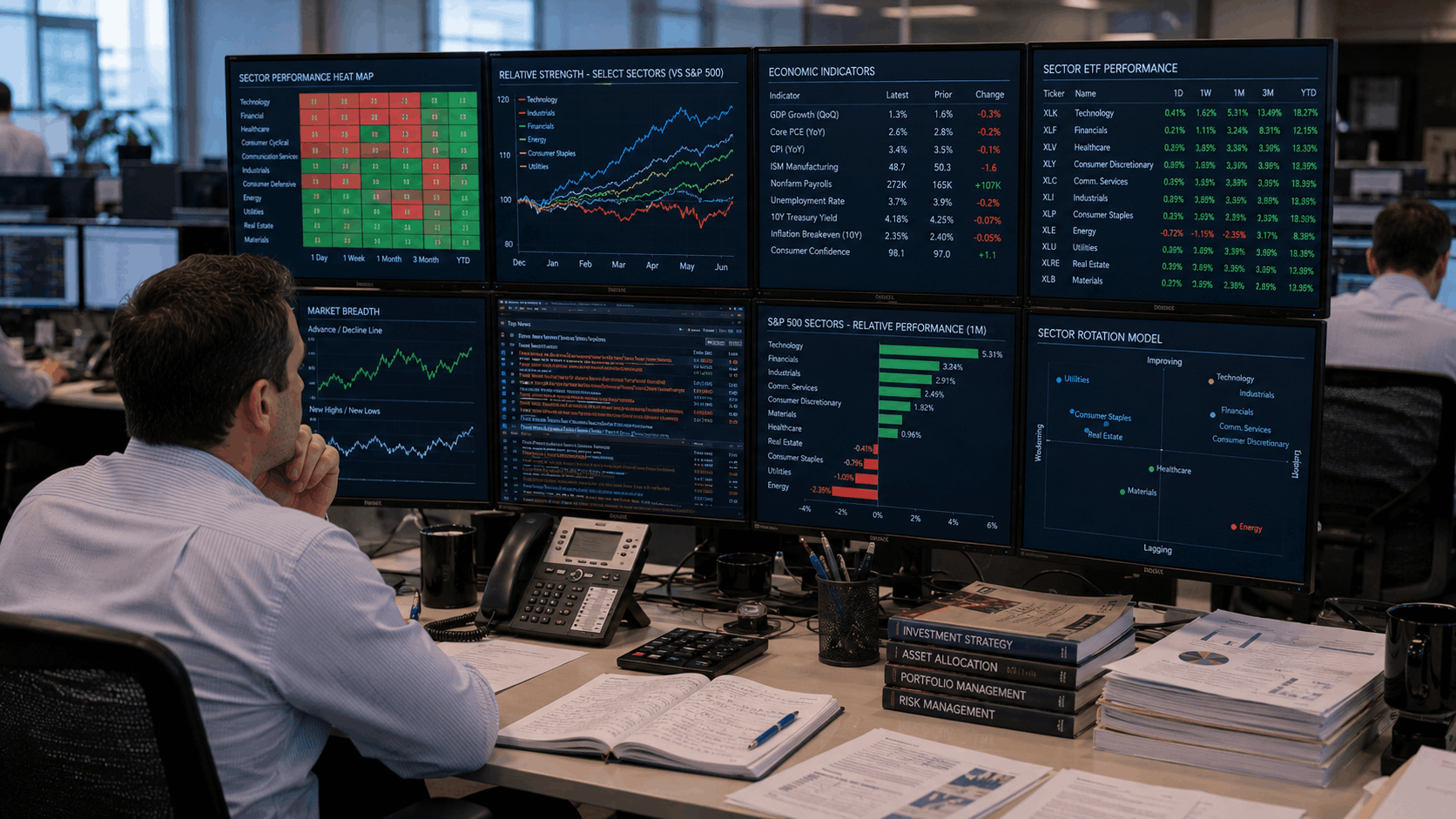How Sector Rotation Shapes Portfolio Performance, ETFs and Institutional Investing