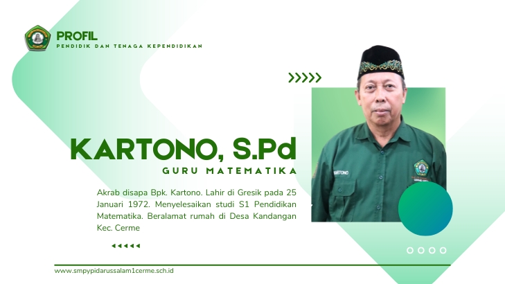 Kartono, S.Pd (Guru Matematika)