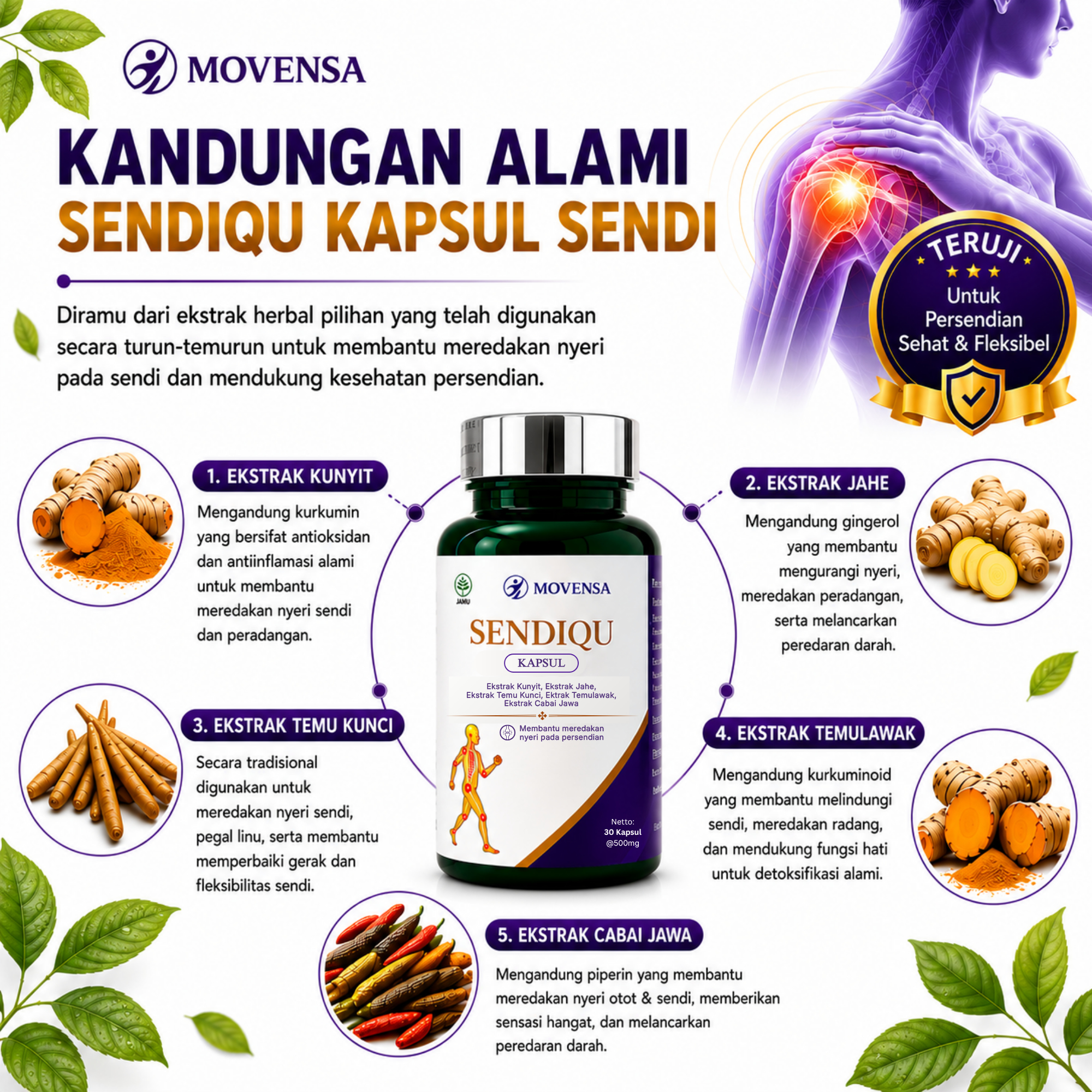 Meredakan Nyeri & Inflamasi
