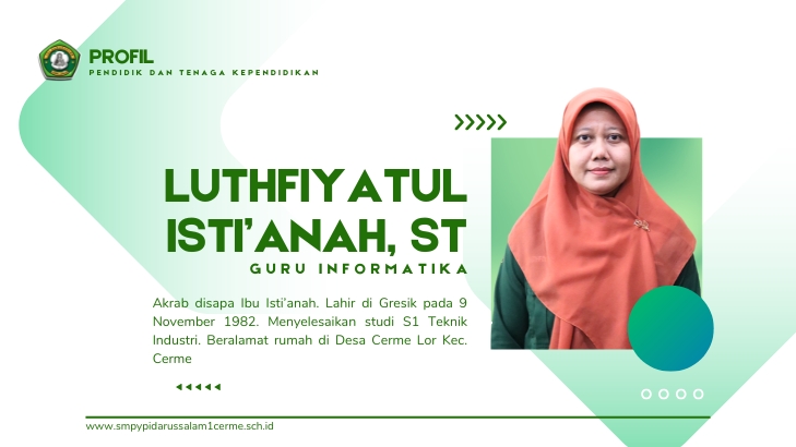 Luthfiyatul Isti'anah, ST (Guru Informatika)