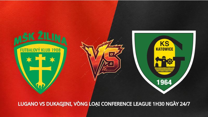 Soi kèo tài xỉu, phạt góc Zilina vs Katowice, vòng loại Conference League 1h30 ngày 24/7