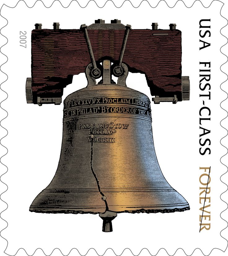 2008 Liberty Bell First-Class Forever Stamps, 100 total in 20-piece booklets