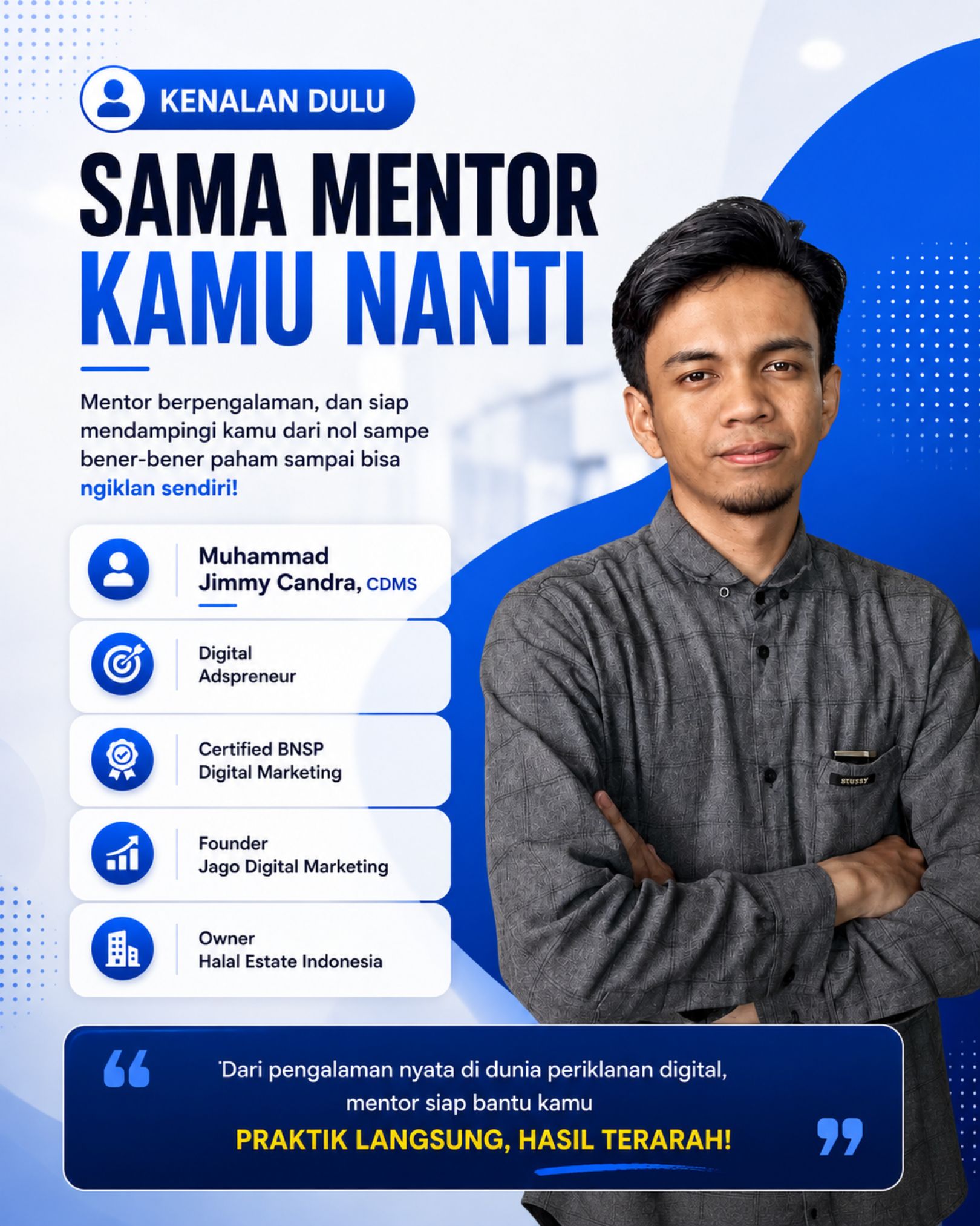 Mentor Private Meta Ads - Muhammad Jimmy Candra, CDMS