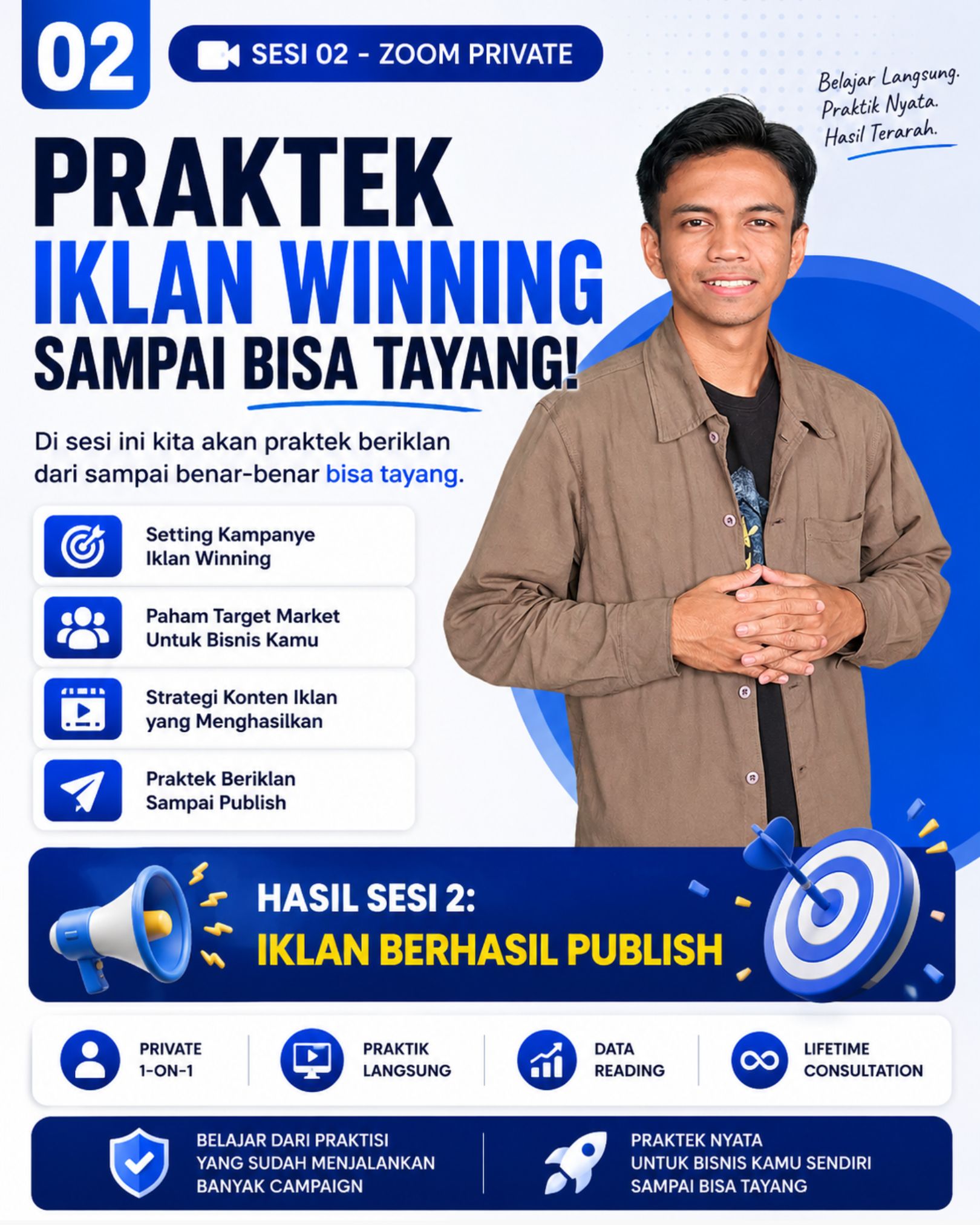 Praktek Iklan Winning Sampai Bisa Tayang!