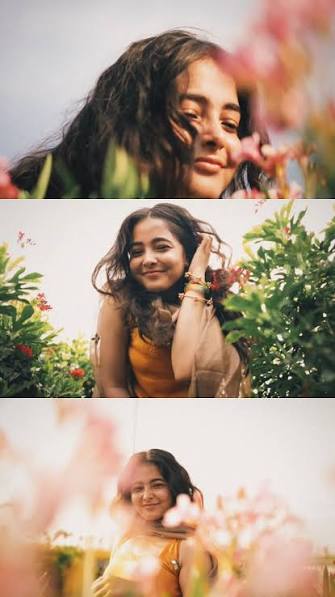 Cinematic Garden Collage Triptych