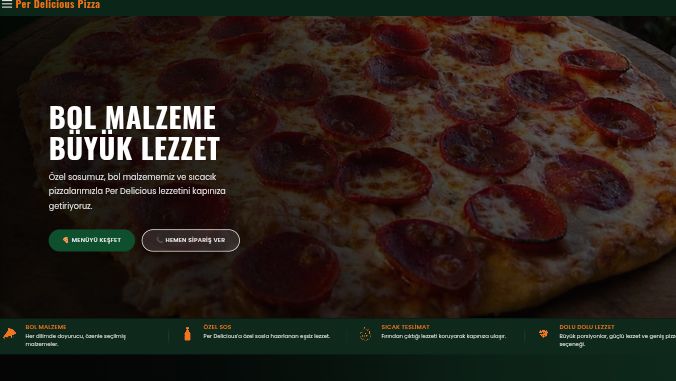 Per Delicious Pizza demo