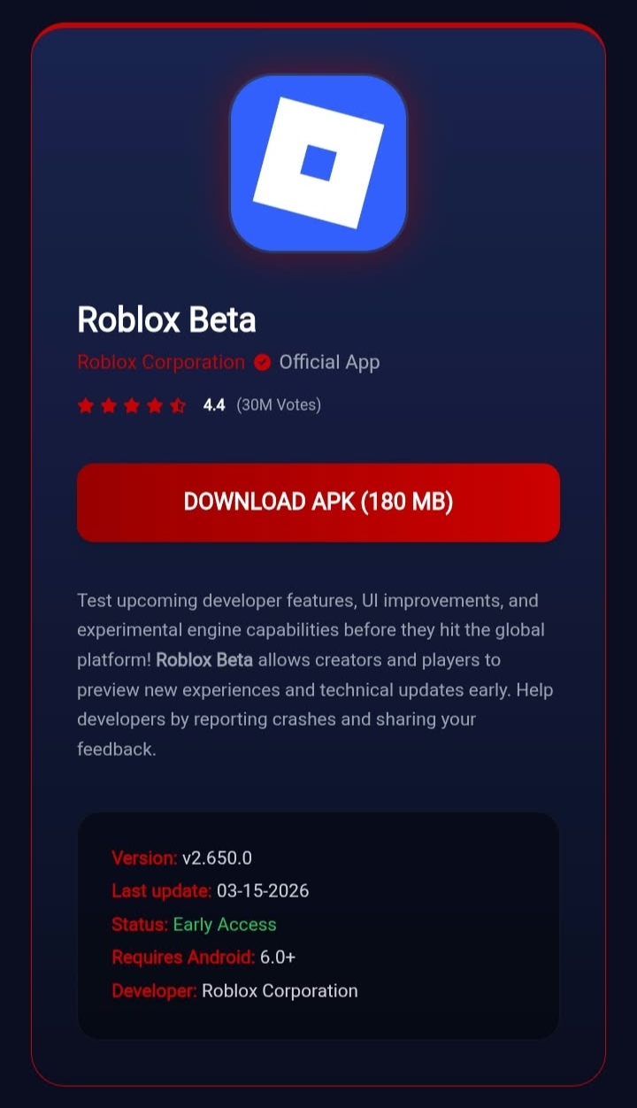 Roblox Beta