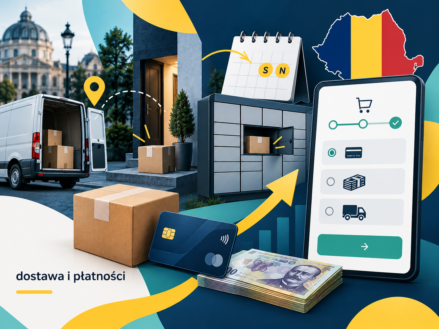 Dostawa i płatność w rumuńskim e-commerce