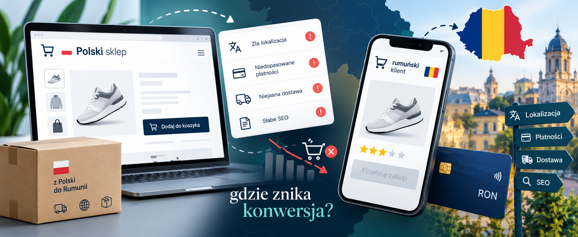 Polski sklep i rumuński klient – gdzie znika konwersja w e-commerce