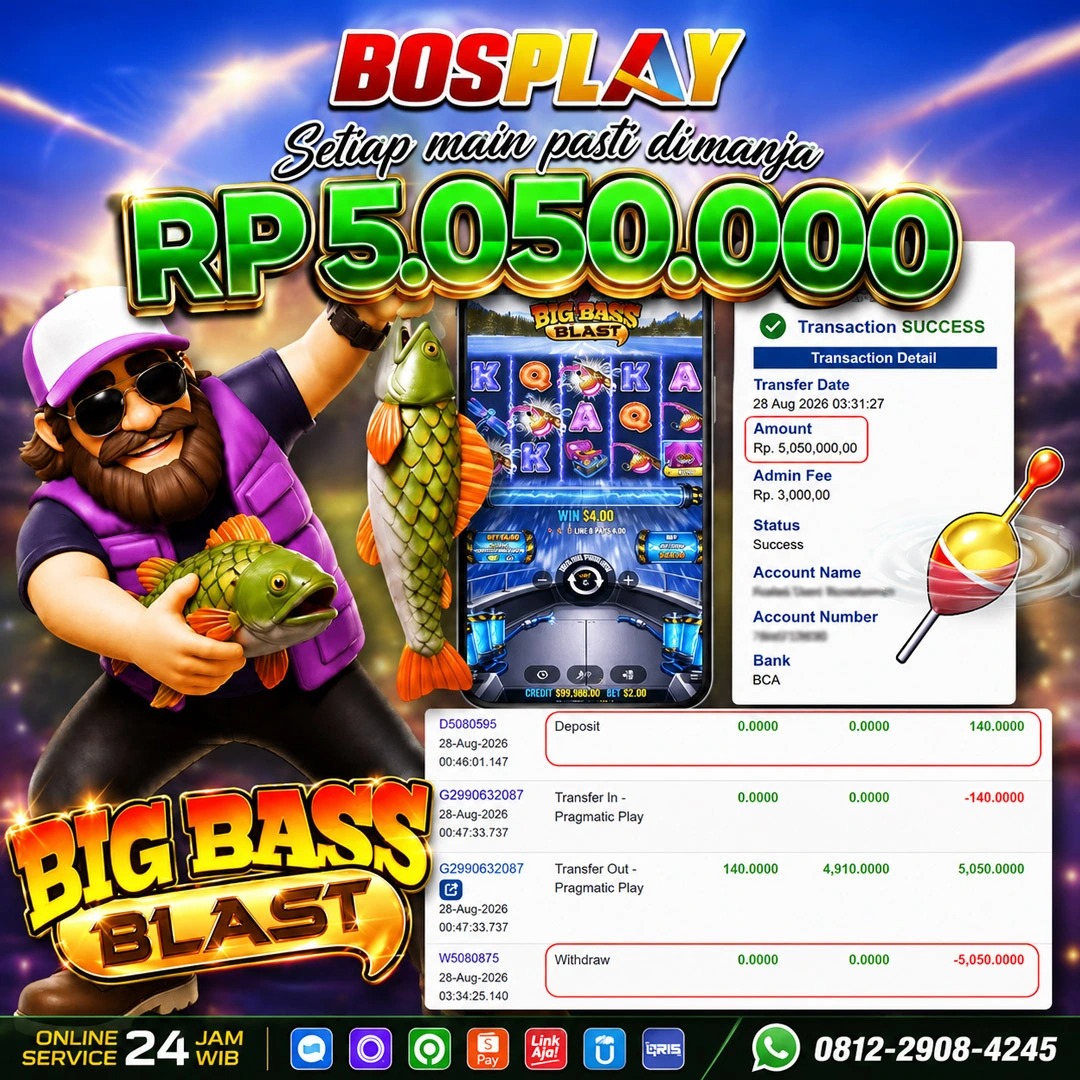 MEMBER JACKPOT PRAGMATIC PLAY BIG BASS BLAST!!