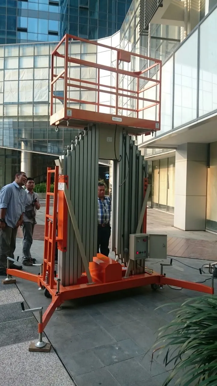 double mast aluminium work platform Dalton