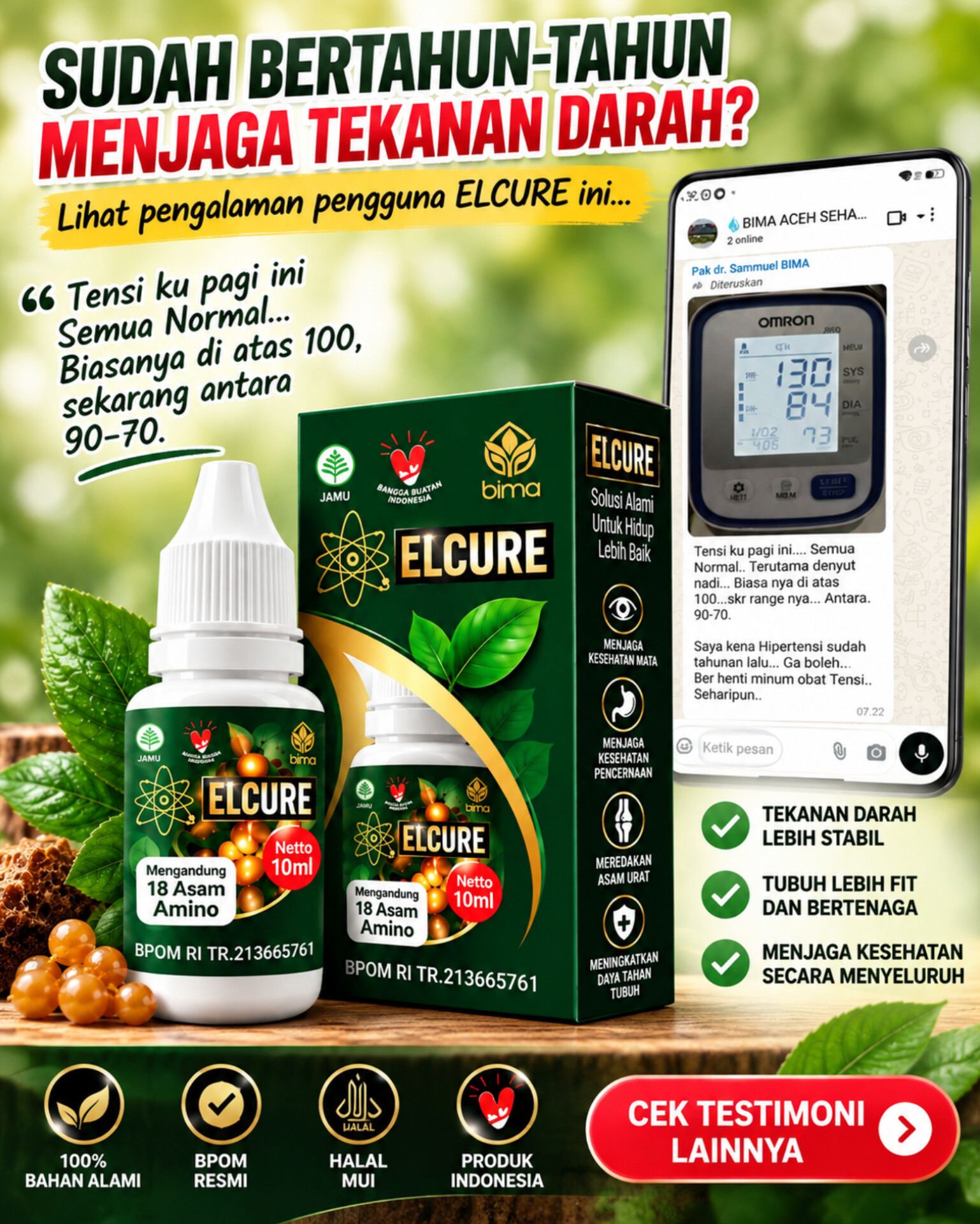 Testimoni pelanggan Elcure 6