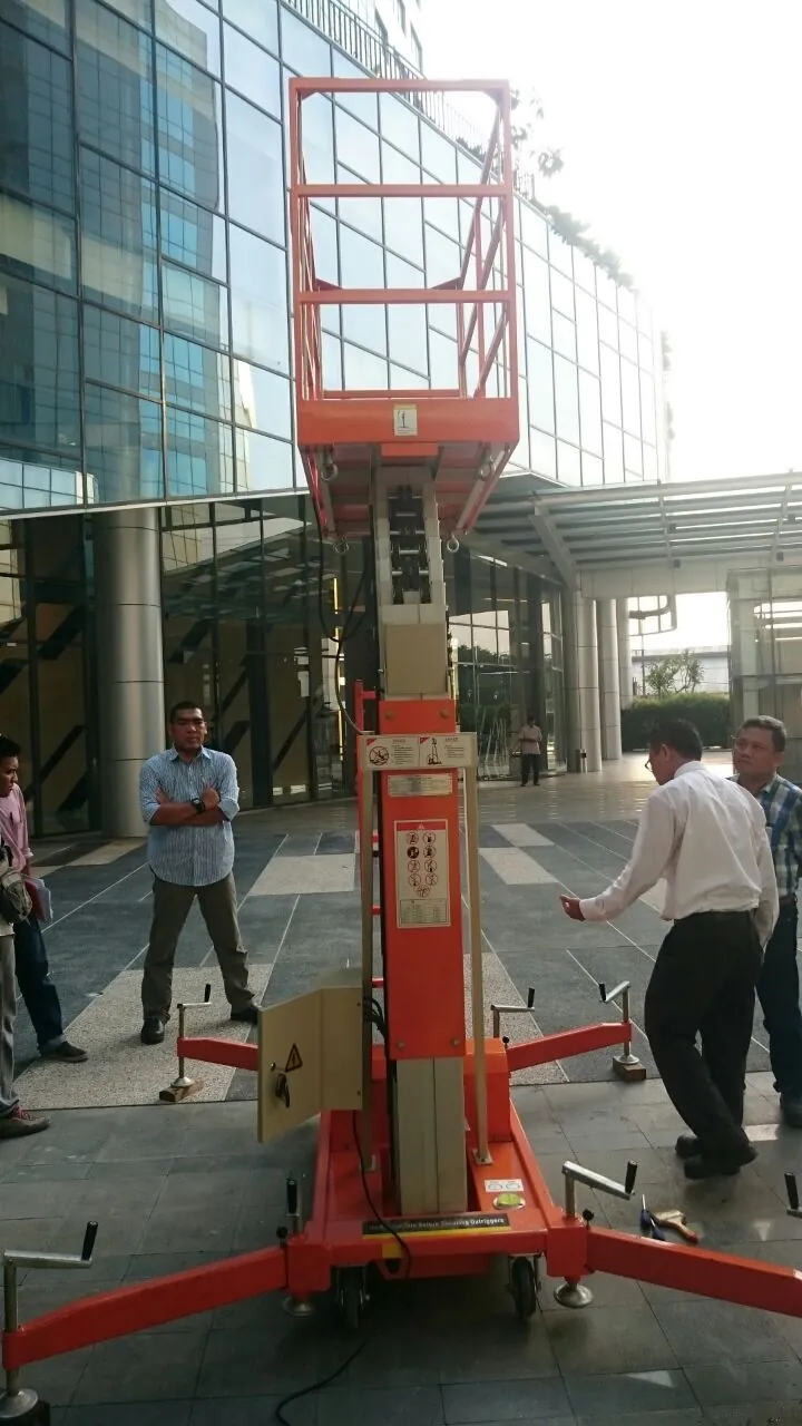 outrigger aluminium work platform