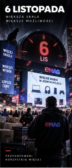 Black Friday na eMAG – skala sprzedaży i ruchu