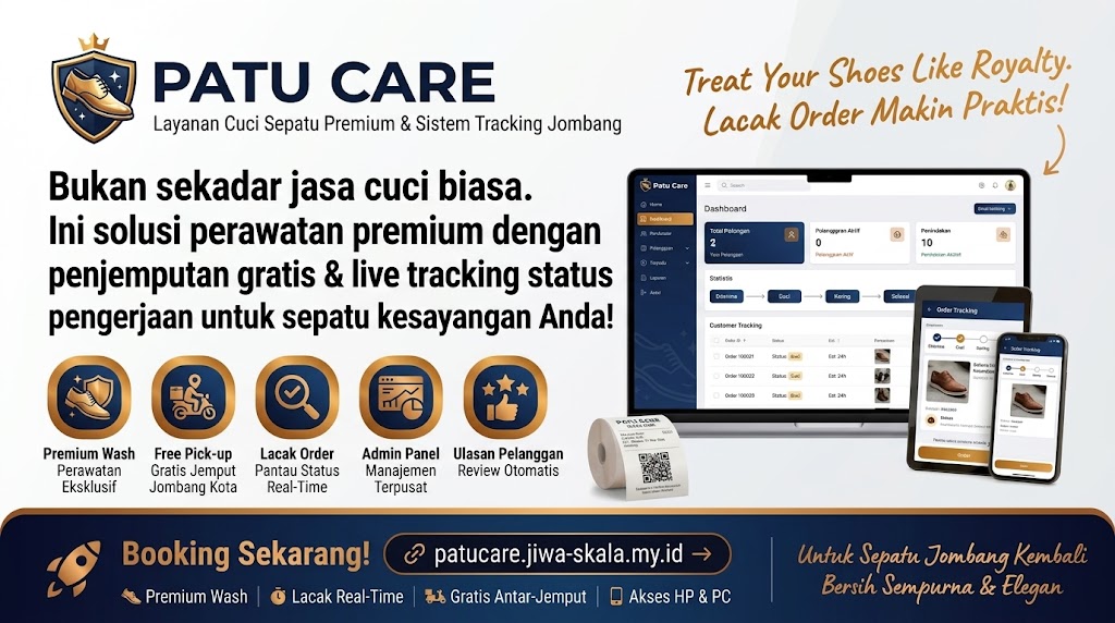 PatuCare (Cuci Sepatu Premium Jombang)