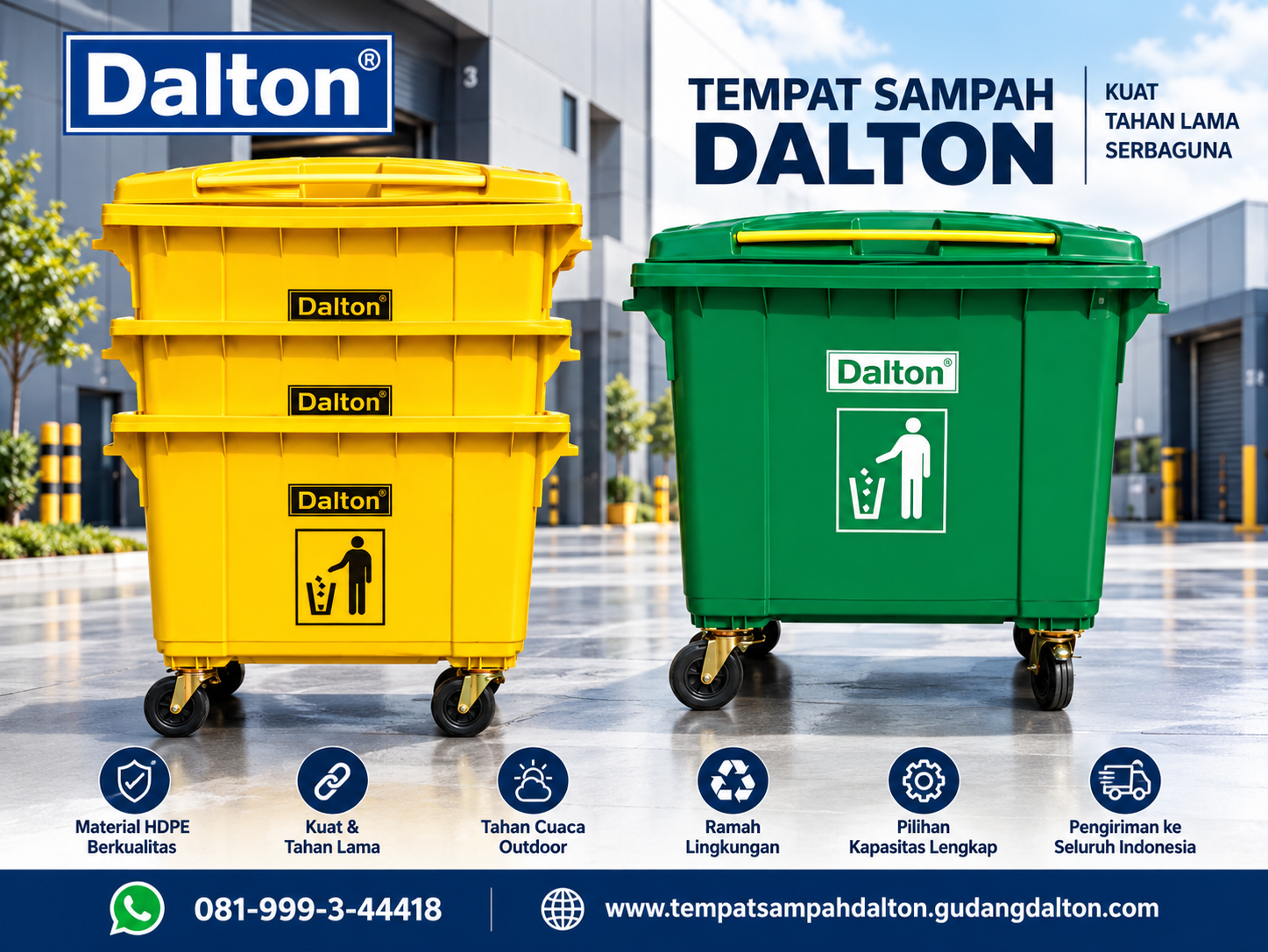 Dustbin Dalton 660 Liter