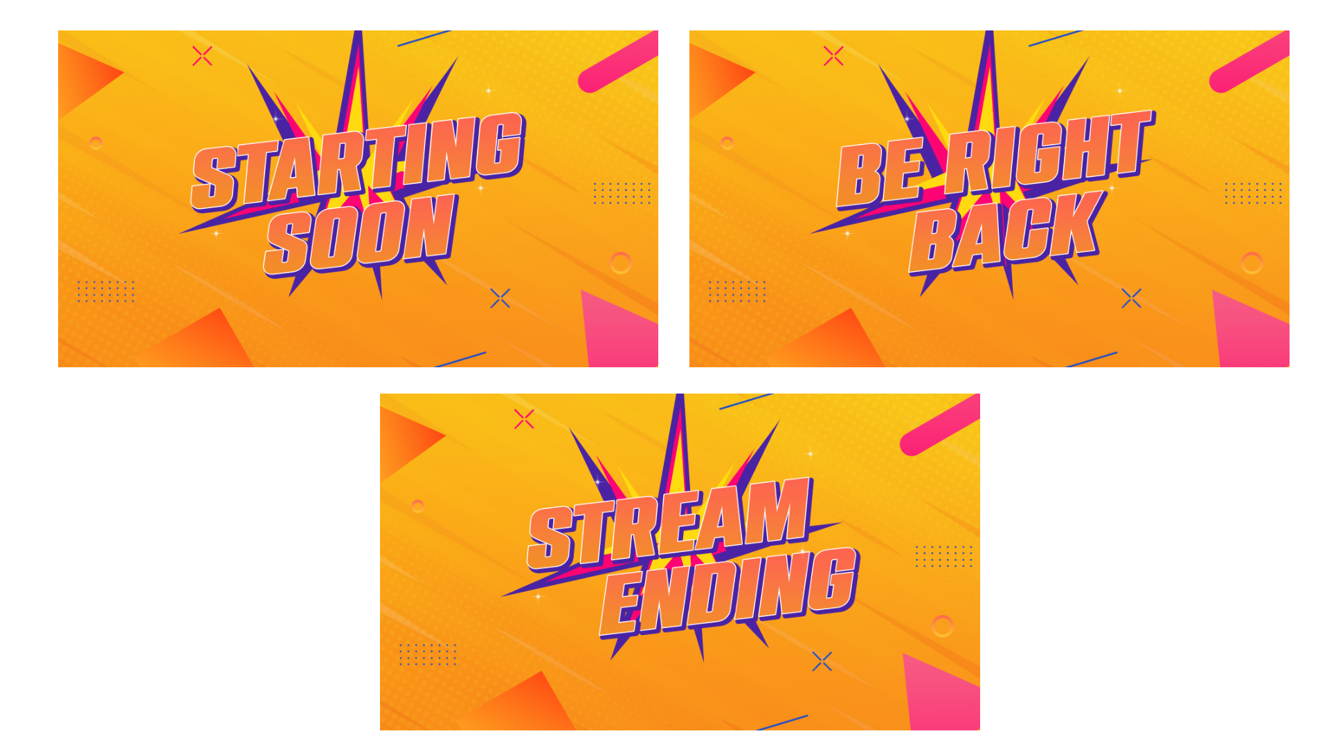Preview of Sunny Theme Stream Overlay Bundle (Static) by SunnyRise