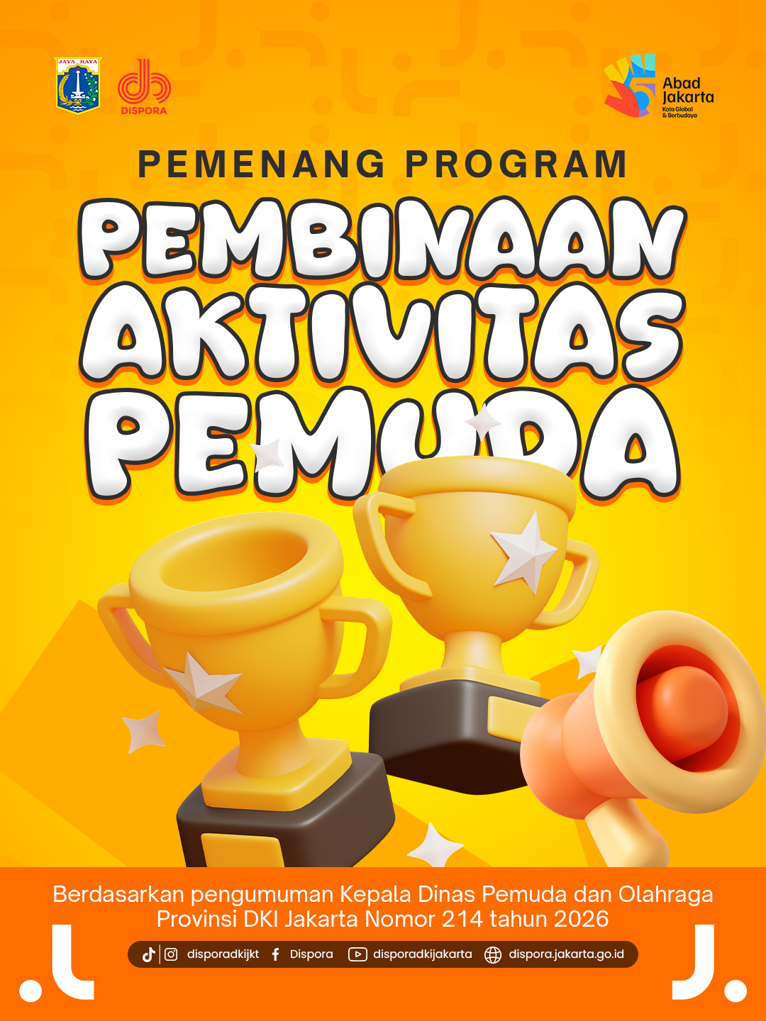PENGUMUMAN PROGRAM PEMBINAAN AKTIVITAS PEMUDA (PAP) TAHUN 2026 📢📢📢