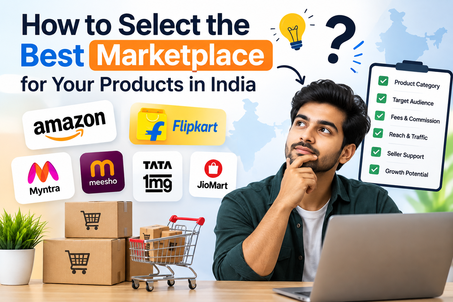 How to Select the Best Marketplace for Your Products in India
