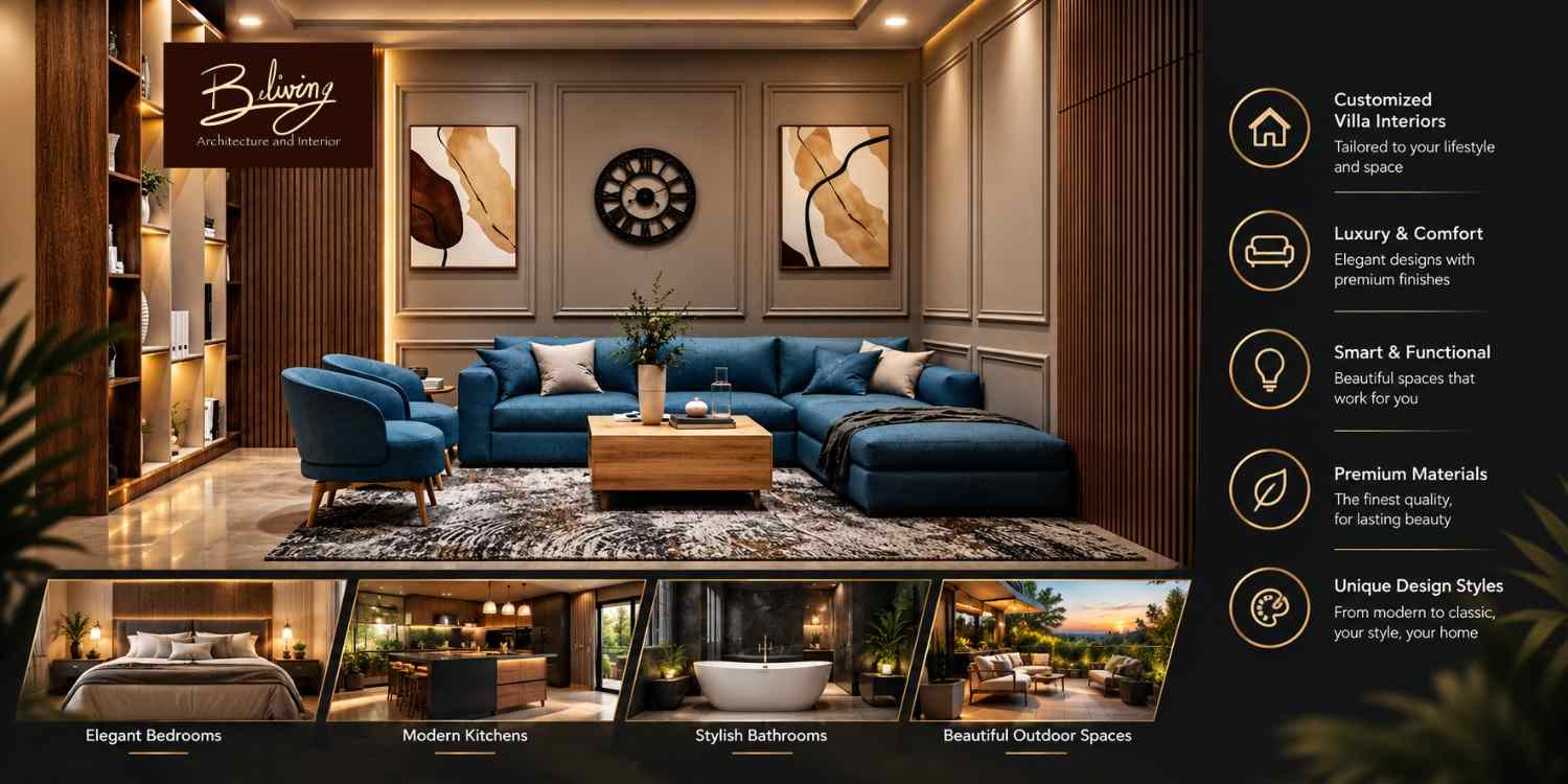 Best Villa Interior Designers in Delhi for Independent Villas