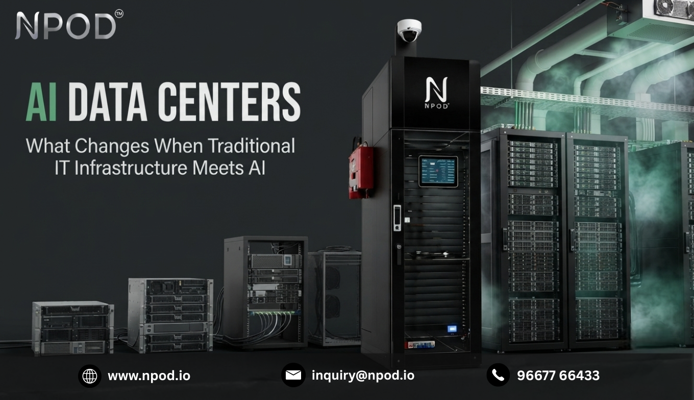 AI data center infrastructure designed for high-density computing, power and advanced cooling requirements
