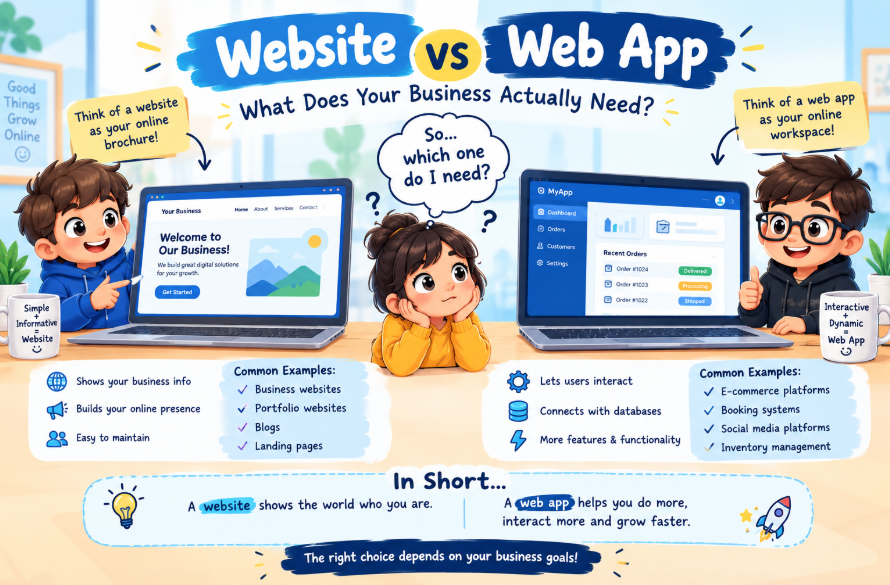 Website vs Web App: What Does Your Business Actually Need