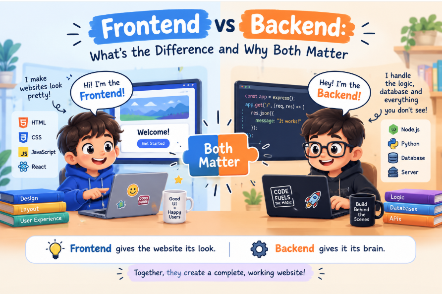Frontend vs Backend: What’s the Difference and Why Both Matter