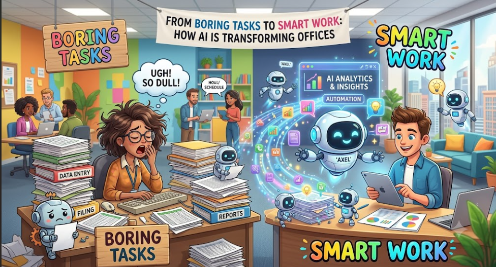 From Boring Tasks to Smart Work: How AI Is Transforming Offices
