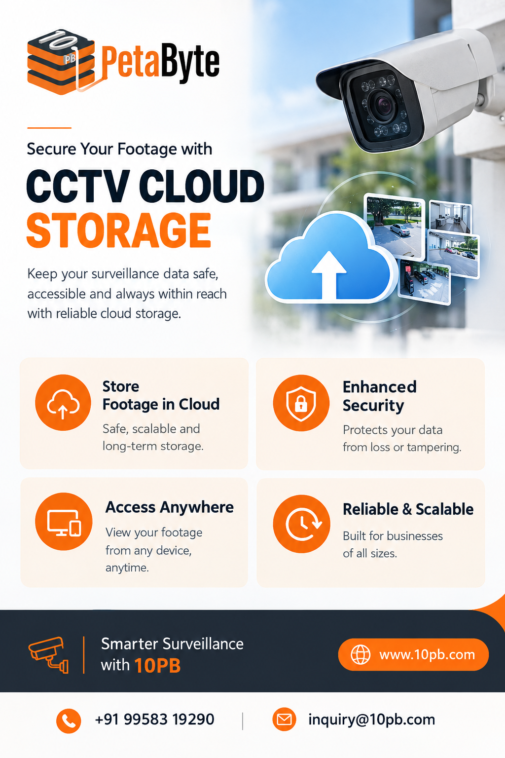 CCTV cloud storage for secure surveillance footage management