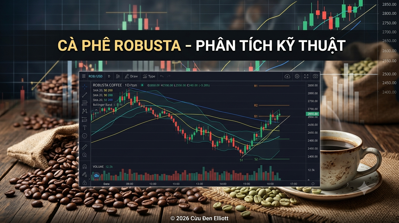 Robusta: Cơ hội hồi phục kỹ thuật nhưng đảo chiều dài hạn chưa rõ