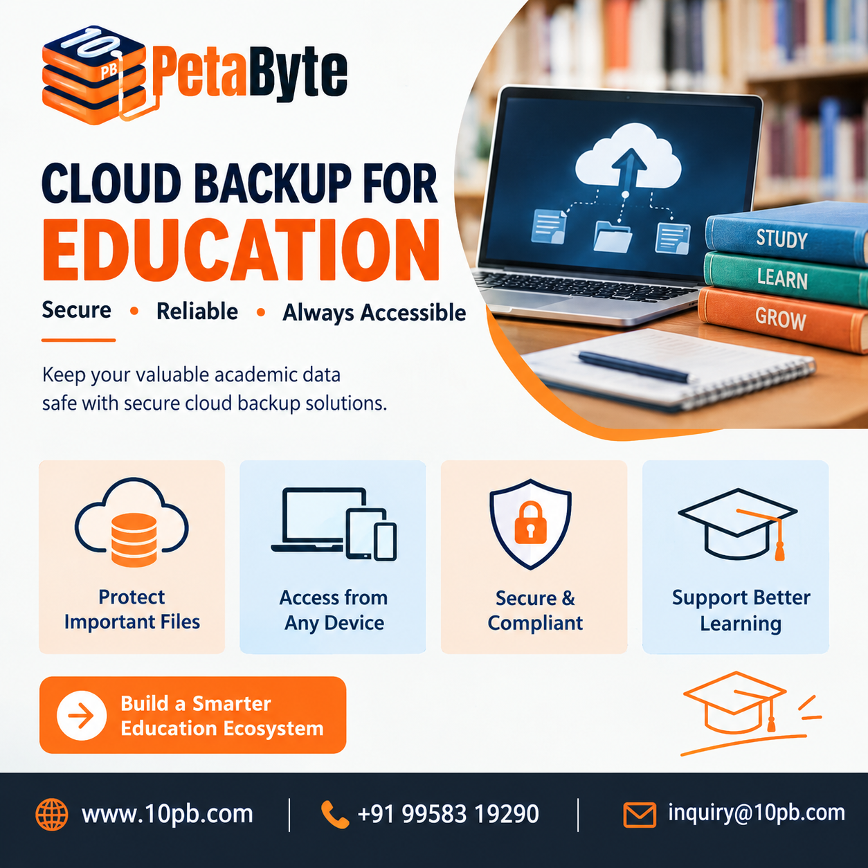 Cloud backup for education protecting student, academic, and research data