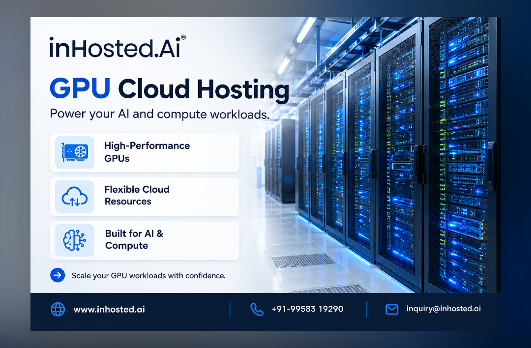 GPU-enabled cloud infrastructure supporting AI development, scientific research, image processing, and high-performance computing.