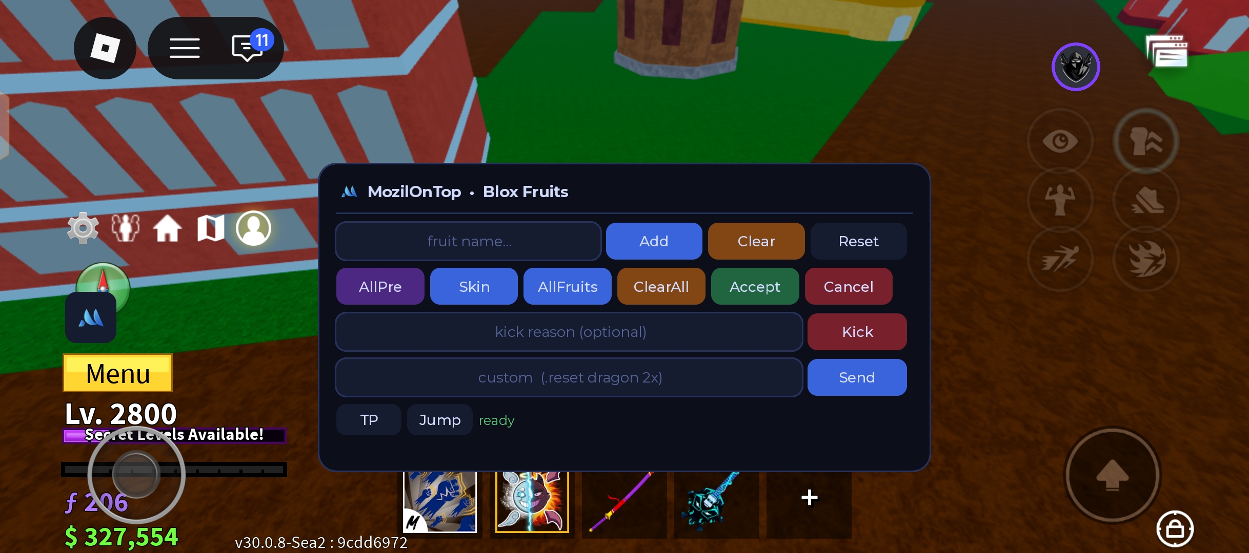 MozilOnTop Blox Fruits