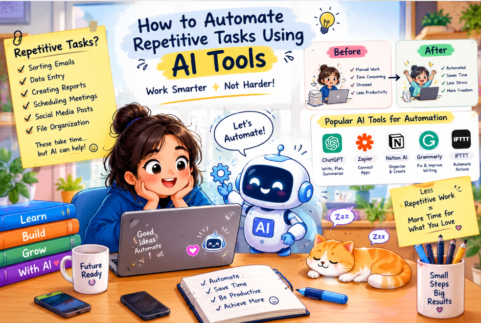 How to Automate Repetitive Tasks Using AI Tools