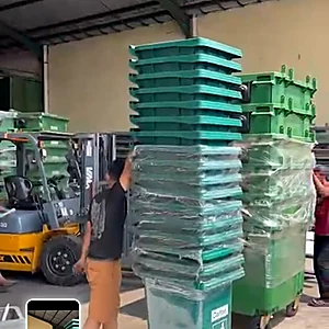 Tempat Sampah Dalton 240 Liter HDPE 2 Roda Mojokerto