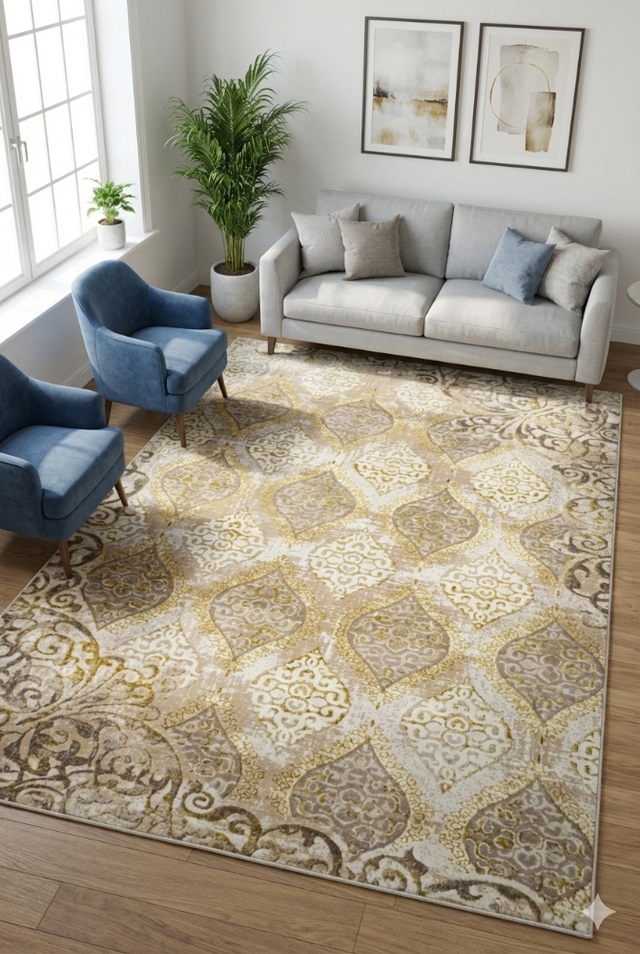 Alfombra 7190A Cream / Cream