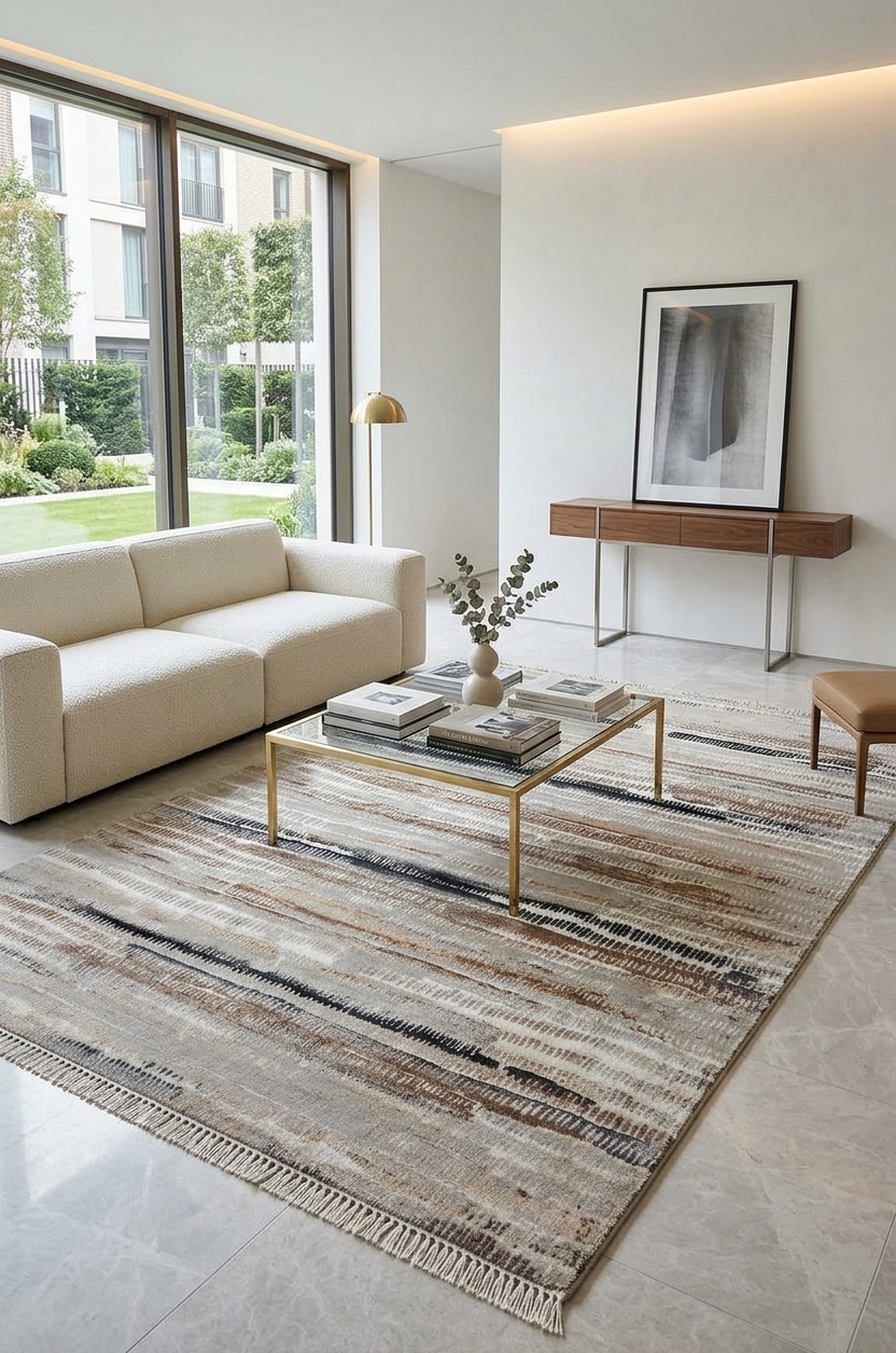 Alfombra 7914A Grey / Cream