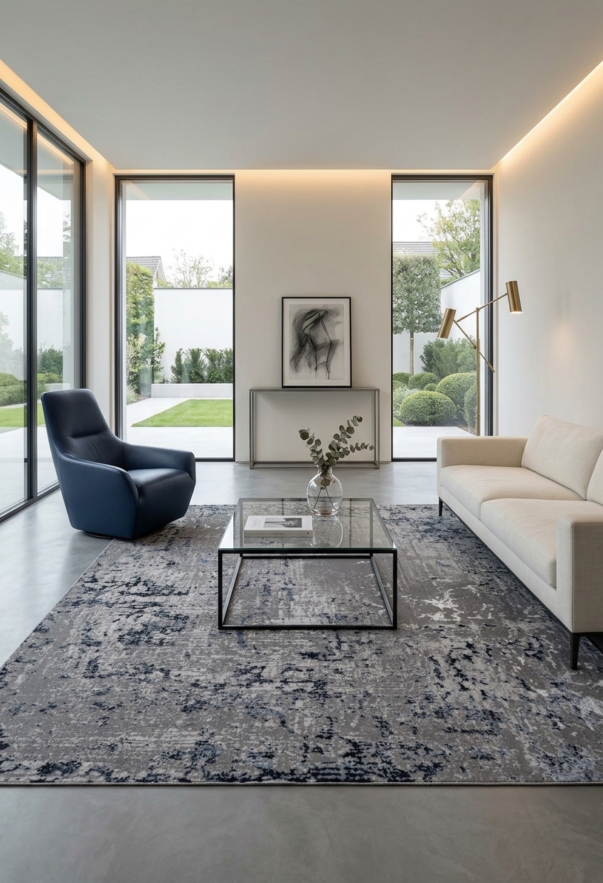 Alfombra 8934A Grey / Grey