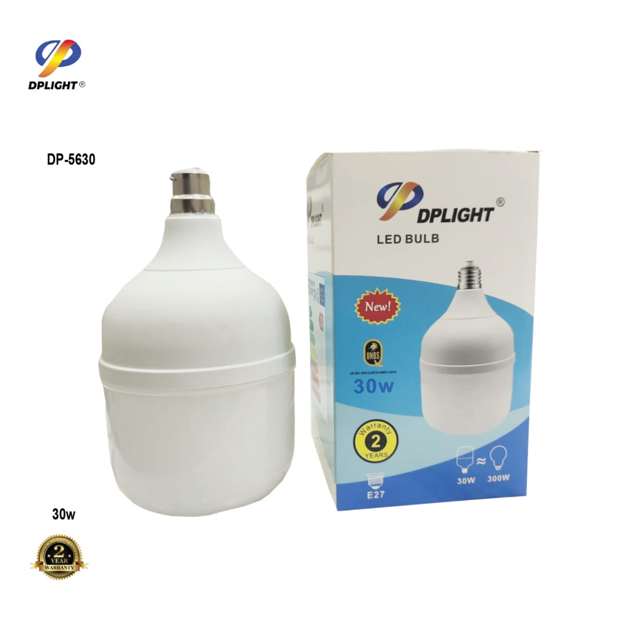 DPLIGHT High-Power 30W LED Bulb – DP-5630