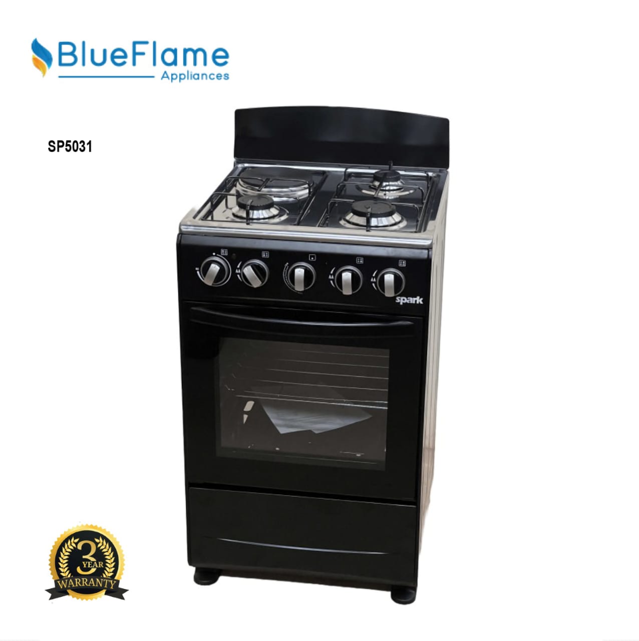 BlueFlame Spark Cooker 50*50cm Stainless Top- SP5031